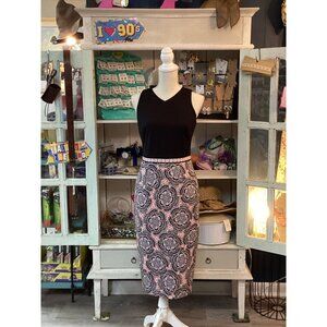 Maggy London Black Midi Dress Size 6